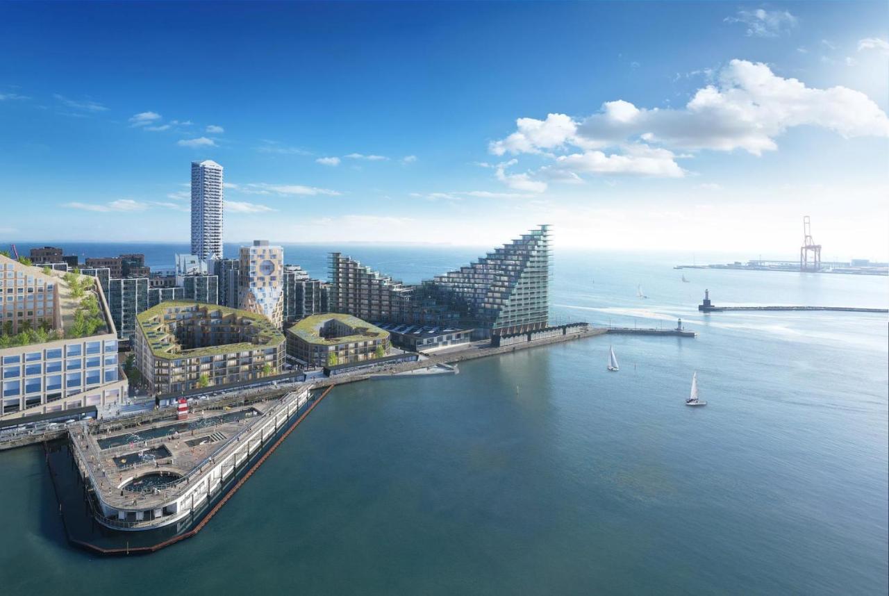 Apartment Directly To Seafront Of Bassin 7 With Big Balcony And Free Parking Århus Exterior foto